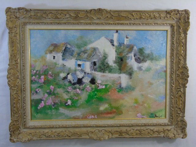 Urbain Huchet - Abstract Oil Painting Summer Cottage (1 of 3)
