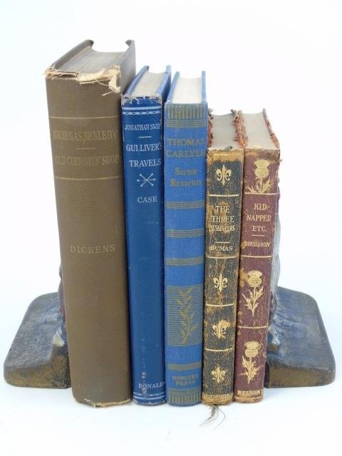 Antique Book Lot - Dumas, Stevenson, Dickens Etc. (1 of 6)