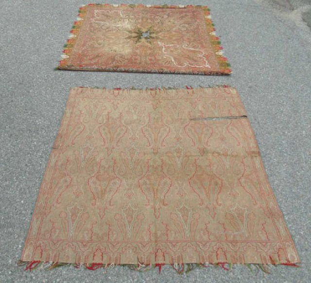 Two 19th Century Middle Eastern Paisley Shawls (1 of 9)