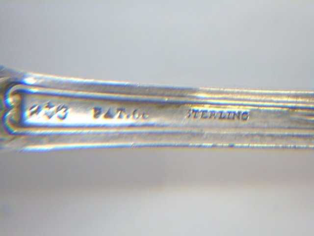 Antique Gorham Starr & Marcus Sterling Fish Server (1 of 4)