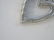 Vintage Sterling Silver & Diamond Heart Necklace - 5