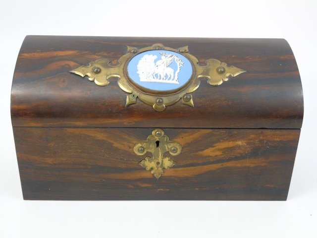 Antique English Wedgwood Jasperware Plaque Box (1 of 4)