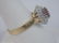Estate 14kt Yellow Gold Diamond Tourmaline Ring - 5