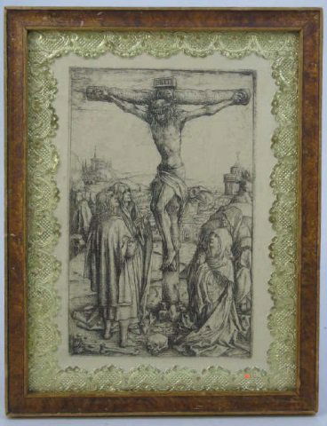 Amsterdam / Dutch School Crucifixion Engraving (1 of 3)