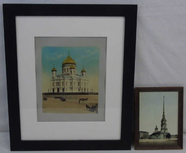 Two Antique 1908 / 1911 Russian Framed Photographs (1 of 4)