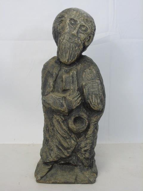 Antique Carved Stone Statue of Saint Peter (1 of 5)