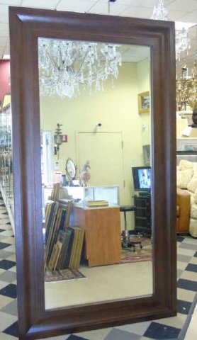 Contemporary Modern Full Length Wood Frame Mirror (1 of 2)