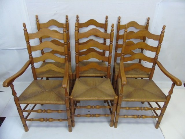 Thomas Beals 6 Vintage French Provencal Chairs (1 of 4)
