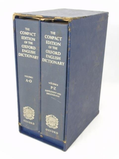 Compact Edition Oxford English Dictionary Box Set (1 of 6)