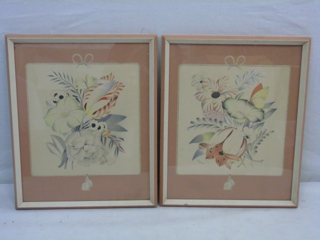 Parzinger - Pair of Pencil Signed Floral Prints (1 of 5)