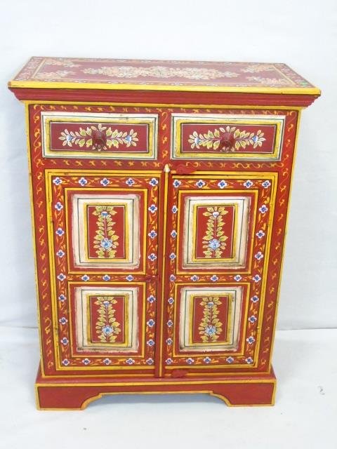 Vintage Handmade & Hand Painted Mexican Cabinet (1 of 5)
