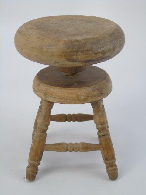 Antique Victorian Salesman Sample Piano Stool (1 of 3)