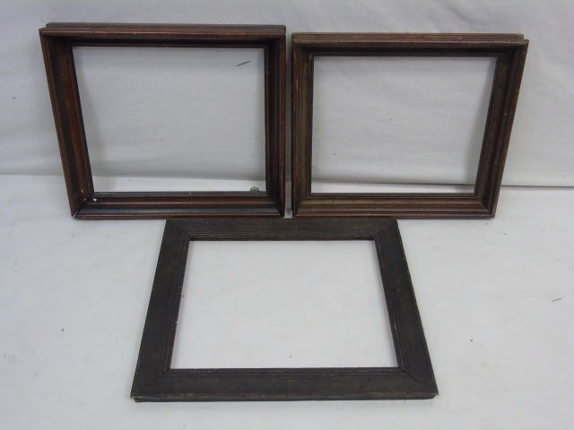 Three Antique Victorian 19th C Carved Wood Frames (1 of 4)