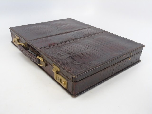 Vintage Italian Leather Ladies Briefcase (1 of 4)