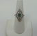 Estate Antique Art Deco Diamond & Emerald Ring - 2