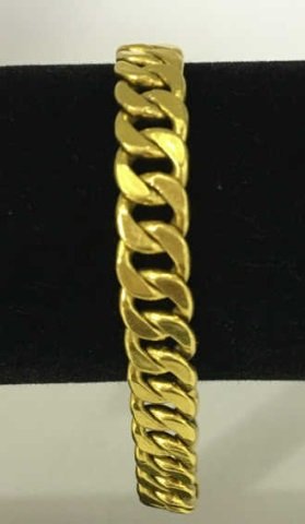 Estate 18kt Yellow Gold Chain Bracelet (1 of 4)
