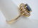 Estate 14kt Yellow Gold Sapphire & Diamond Ring - 5