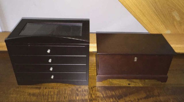 2 Contemporary Wood Jewelry Boxes (1 of 3)