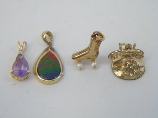 Vintage 14kt Yellow Gold & Vermeil Charms (1 of 6)
