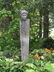 Antique Caryatid Form Cast Stone Garden Statue