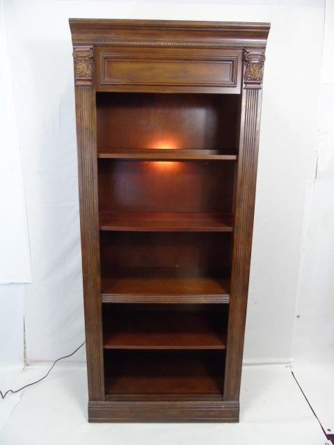 Contemporary Corinthian Column Open Bookcase (1 of 5)