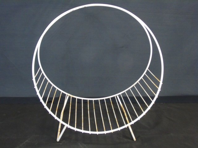Mid Century Modern Wire Fireplace Wood Holder (1 of 4)