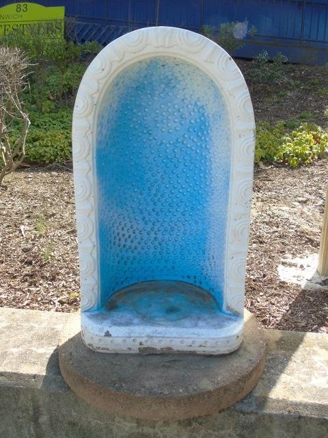 Antique Outdoor / Garden Religious Statue Shrine (1 of 3)