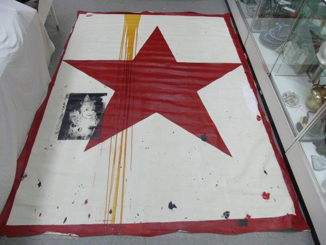 Ford Beckman Abstract Painted Circus Canvas 1 (1 of 10)