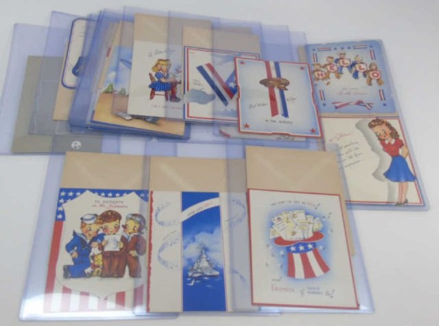 Collection of WWII Postcards "Best Wishes" (1 of 4)