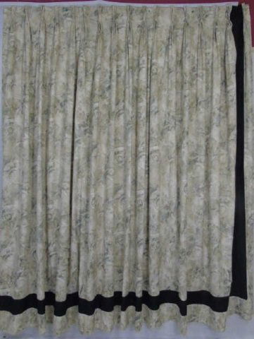 Contemporary Custom Made Designer Fabric Curtains (1 of 5)