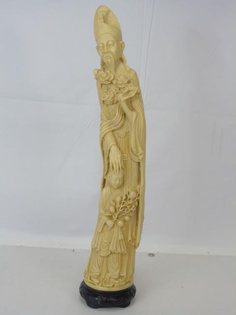 Chinese Carved Soapstone Statue of a Figure (1 of 5)