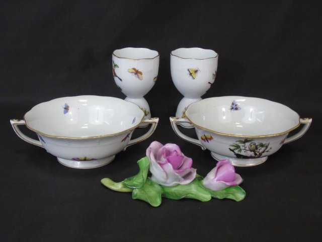 Collection Five Herend of Hungary Porcelain Pieces (1 of 8)