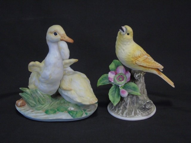 Vintage Hand Painted Bisque Porcelain Birds (1 of 7)