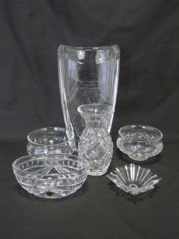 Lot of 6 Waterford Crystal Items Bowls Vase (1 of 8)