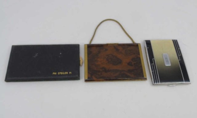 3 Art Deco Compacts & Cigarette Cases (1 of 6)