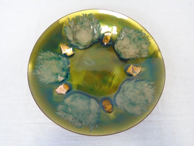 Vintage Edwards Star Enamel on Copper Bowl (1 of 8)