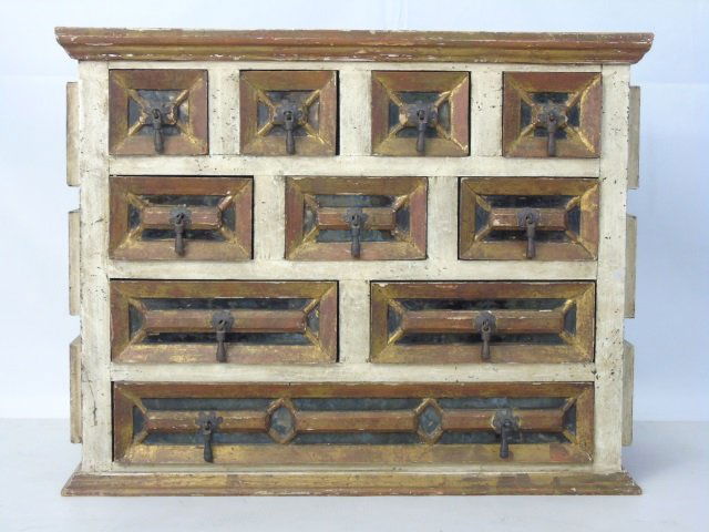 Antique Venetian Style Gilt Wood Jewelry Chest (1 of 5)