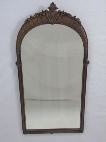 Antique Carved Wood & Bronze Baroque Mirror (1 of 3)