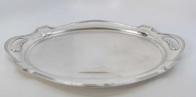 Large Gorham Solid Sterling Silver Serving Tray (1 of 4)
