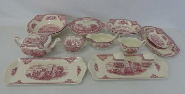 Johnson Bros Old Castles Set of Serving Items (1 of 8)