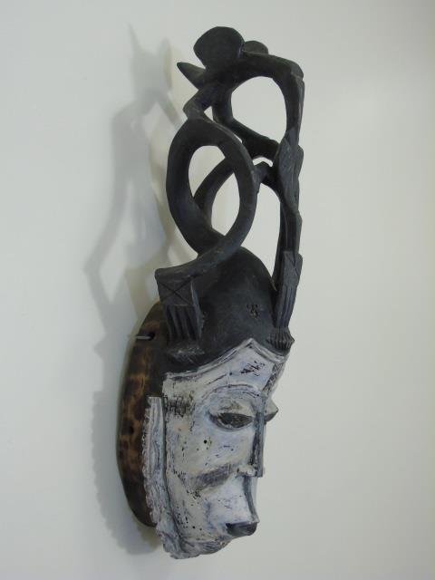 Hand Carved & Hand Painted African Spirit Mask (1 of 4)