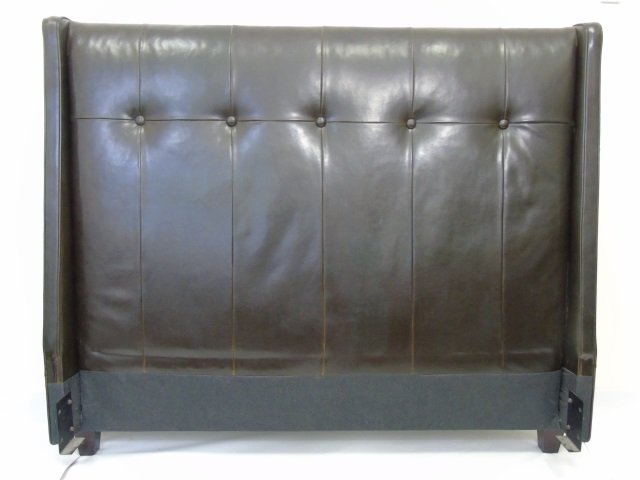 Contemporary Tufted Leather Queen Size Bed Frame (1 of 6)