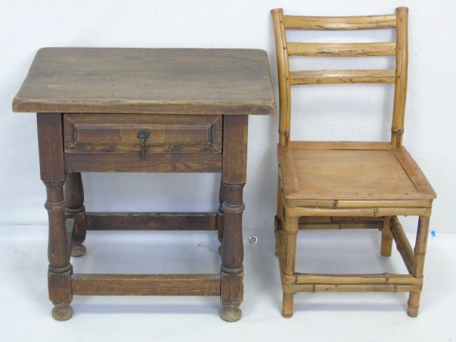 Vintage Child Size Furniture - Table & Chair (1 of 8)