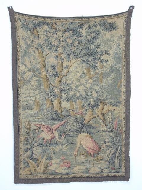 Antique French or Belgian Landscape Tapestry (1 of 5)