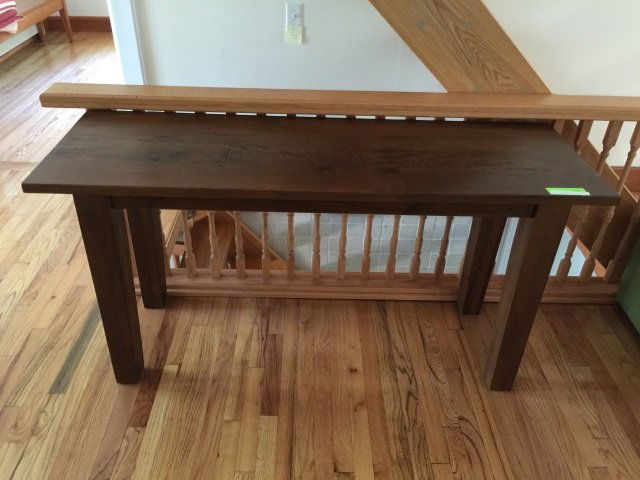 Custom Contemporary Farm Style Console Table (1 of 5)