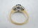 Estate 14kt Yellow Gold Sapphire & Diamond Ring - 3