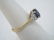Estate 14kt Yellow Gold Sapphire & Diamond Ring - 6