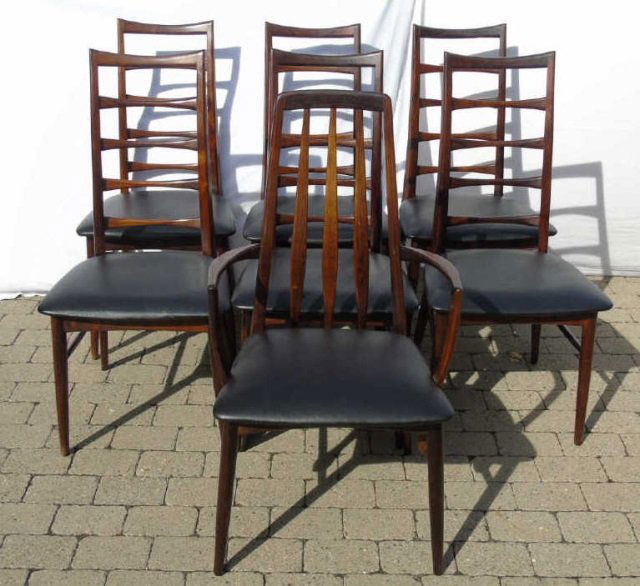 Mid Century Modern Niels Koefoed Dining Chairs (1 of 5)