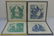 Suite of Four Framed Prints of Gods from Thailand