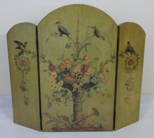 Contemporary 3 Section Folding Fireplace Screen (1 of 2)